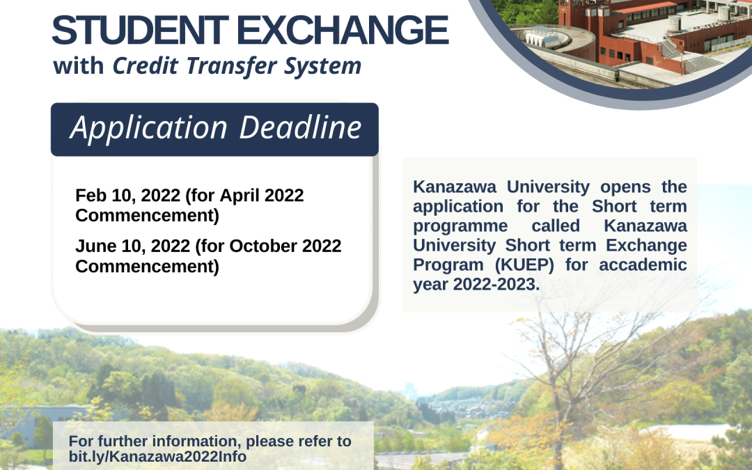 Kanazawa University Exchange Program (with Credit Transfer System)